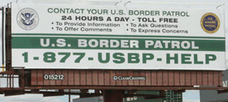 Border Patrol Billboard
