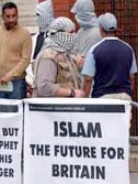 Islam Britain's Future Sign
