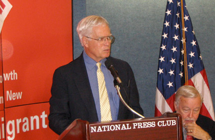 John Tanton at the National Press Club