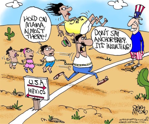 CartoonAnchorBabyBorderRace