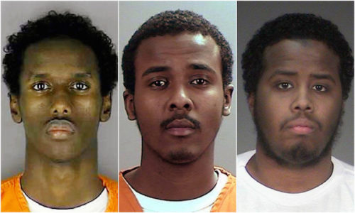 Guled Ali Omar, Abdirahman Yasin Daud and Mohamed Abdihamid Farah
