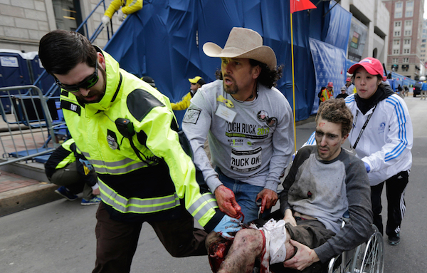 APTOPIX Boston Marathon Explosion